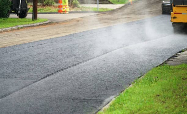 Permeable Paver Driveway in Newton, MA